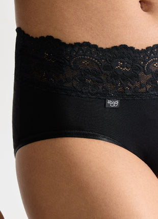 Sloggi slip romance midi black dames