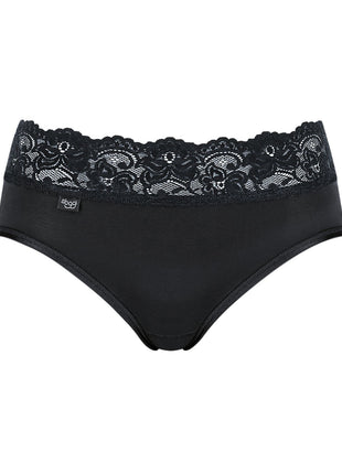 Sloggi slip romance midi black dames