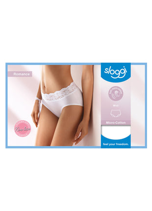 Sloggi slip romance midi white dames