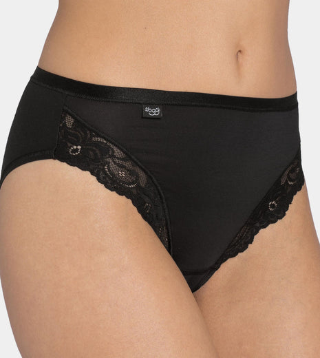 Sloggi slip romance tai black dames