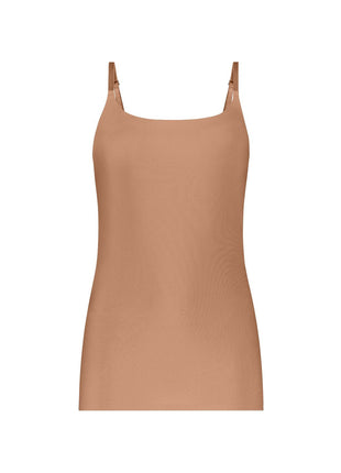 Ten Cate caracos secrets spaghetti top hazelnut femmes