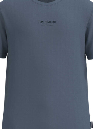 Tom Tailor pyjama korte broek perth print blue heren 71483-4009-625 Tom Tailor pyjama pantalon court perth print blue hommes