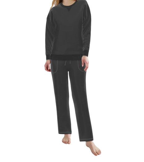 Tom Tailor pyjama lange broek xanthi black dames 60387-3041-920 Tom Tailor pyjama pantalon long xanthi black femmes