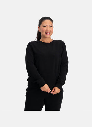 Bamboo Basics zwarte gebreide sweater voor dames