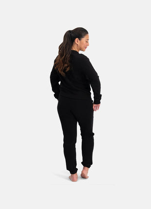 Bamboo Basics zwarte gebreide sweater voor dames