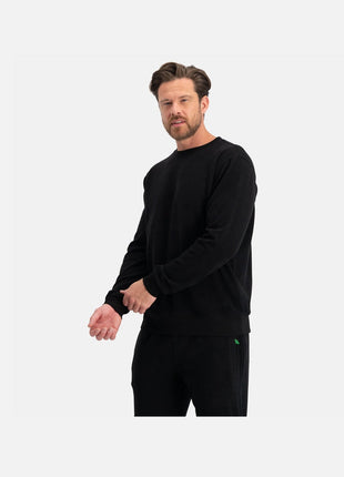 Bamboo Basics zwarte gebreide sweater voor heren