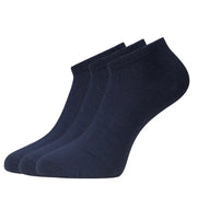 Bamboo Basics soquettes 3 paires knitted sneaker socks marine unisex