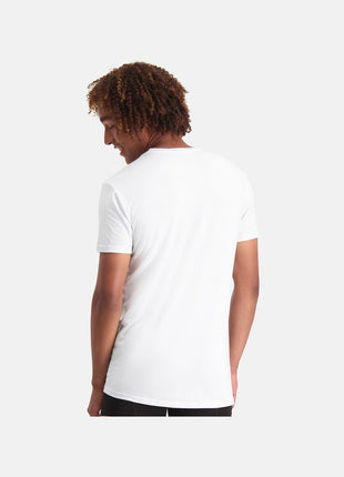 Bamboo Basics set van twee witte long-fit T-shirts voor heren