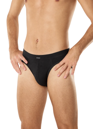 Dulcia slip 3 pack basic cotton mini black heren - afbeelding 1