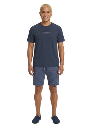 Tom Tailor pajama shorts ayr flower blue men