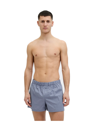 Jack & Jones lot de 5 boxers larges jacmilano tissés chambray blue troposphere/city skyline/naval/black homme