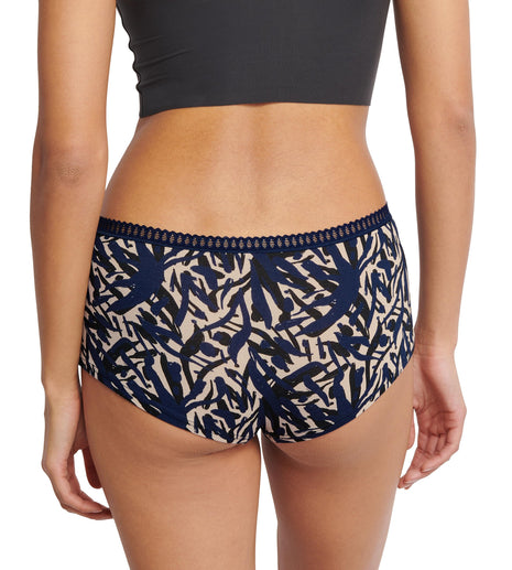 Sloggi 3 shorts Go Crush short blue dames