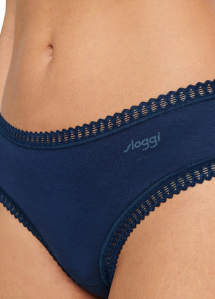 Sloggi 3 hipsters Go Crush blue dames