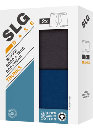 Sloggi trunk 2 pack SLG Base Black Combination heren