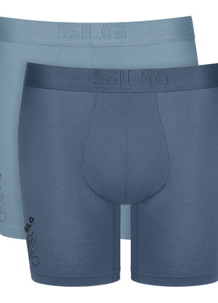 Sloggi short 2 pack SLG Base Soft Blue heren