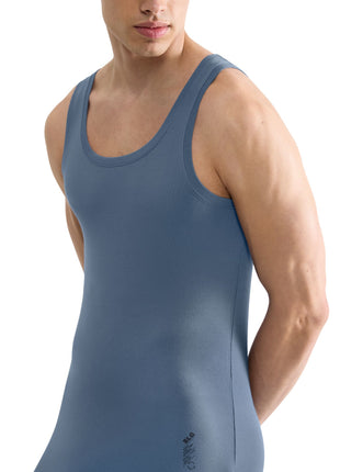 Sloggi tank top SLG Base Soft Cloudy Blue heren