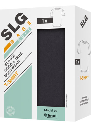 Sloggi T-shirt SLG Base Soft Black heren