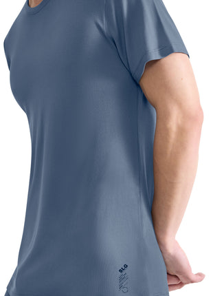 Sloggi T-shirt SLG Base Soft Cloudy Blue heren