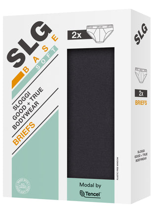 Sloggi brief 2 pack SLG Base Soft Black heren