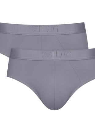 Sloggi brief 2 pack SLG Base Soft Morandi Grey heren