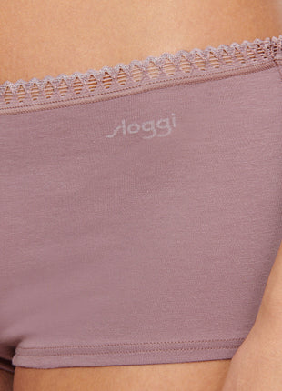 Sloggi 3 shorts Go Crush short rose dames