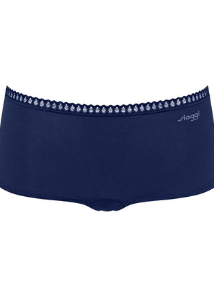 Sloggi 3 shorts Go Crush short blue dames