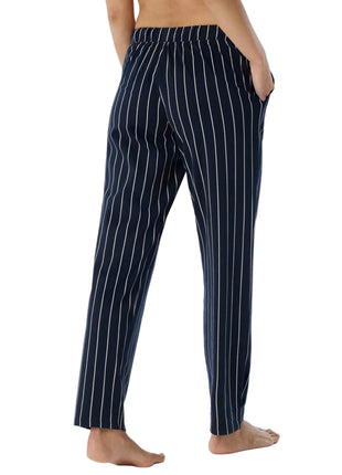 Schiesser broek mix + relax blue stripes dames