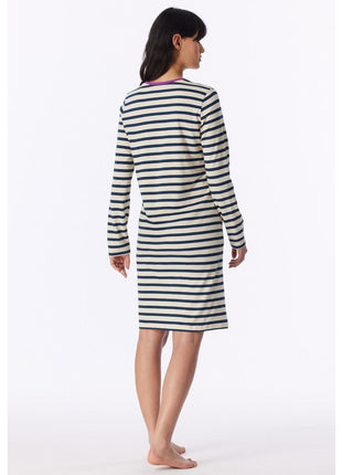 Schiesser nightshirt 1/1 casual essentials seasalt dames - afbeelding 2