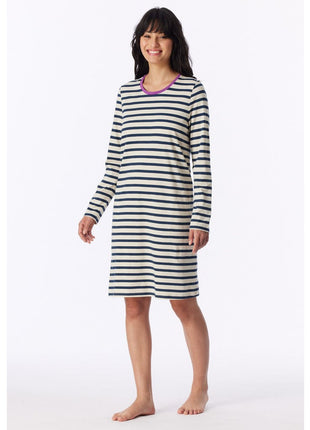Schiesser nightshirt 1/1 casual essentials seasalt dames - afbeelding 3
