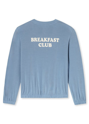 Schiesser pyjama long casual fashion greyblue dames - afbeelding 7