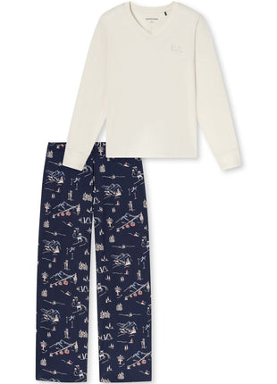 Schiesser pyjama long family seasalt dames - afbeelding 6