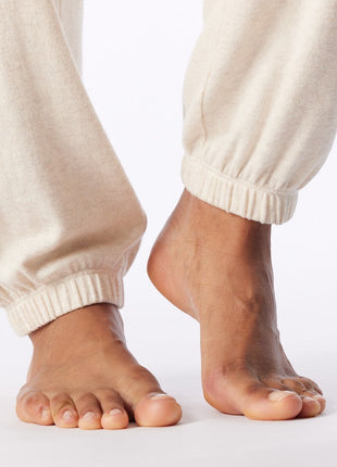 Schiesser pyjama long mix + relax beige melange dames - afbeelding 6