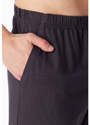 Schiesser pyjama short modern bonded graphite heren - afbeelding 8