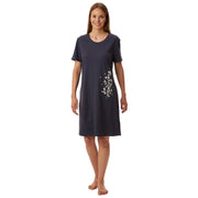 Schiesser nightdress Uncover blue-grey women