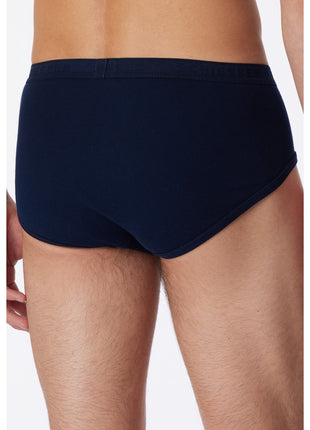Schiesser slip 2 pack original classics 1-1 rib sports briefs navy heren