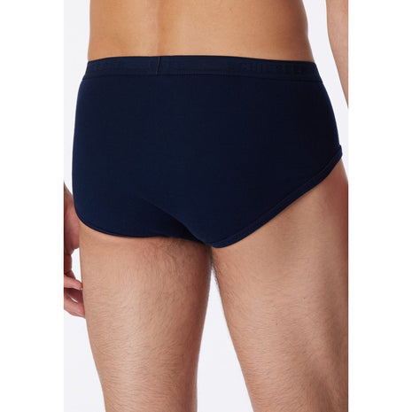 Schiesser slip 2 pack original classics 1-1 rib sports briefs navy heren