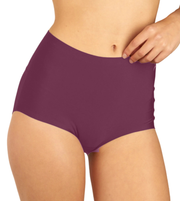 Slip Ten Cate secrets taille haute cerise bordeaux femme